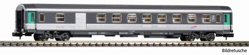 PIKO 94088 SNCF Personenwagen 2.Klasse mit Gepäckabteil CORAIL  silbrig  Ep. V